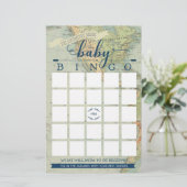 Adventure Baby Shower Bingo Game (Stehend Vorderseite)