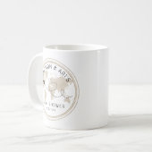 Adventure Baby Shower Coffee Tasse (Vorderseite Links)