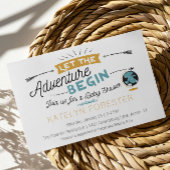 Adventure Baby Shower Einladung