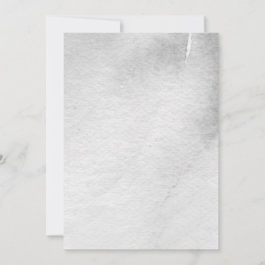 Adventure Baby Shower Einladung, Black Bear Baby Einladung (Rückseite)