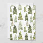 Adventure Baby Shower Einladung | Wald (Rückseite)