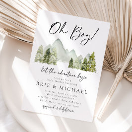 Adventure Baby Shower Einladung | Wald
