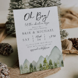 Adventure Baby Shower Einladung | Wald