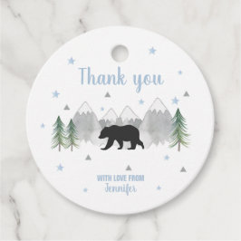 Adventure Baby Shower Favor Tags - Round Favor Tag Geschenkanhänger