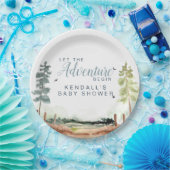 Adventure Baby Shower Pappteller (Party)