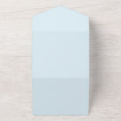 Adventure Baby Shower Wasserfarben Bäume All In One Einladung (Außenbereich)