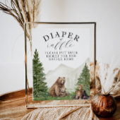 Adventure Baby Shower Woodland Windpreisraffinerie Poster
