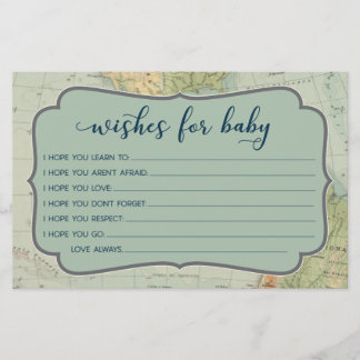 Adventure Baby Showgame Wünsche für Baby