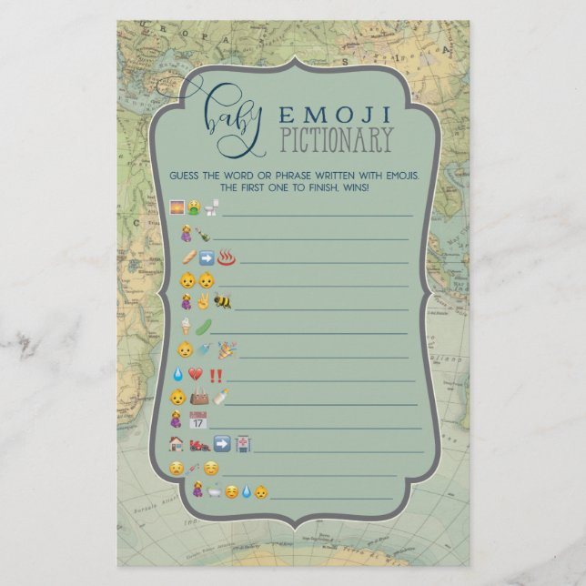Adventure Baby Showspiel Emoji Emoticons (Vorderseite)