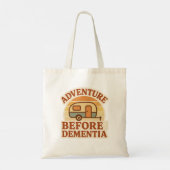 Adventure Before Dementia Retro Caravan Tote Bag Tragetasche (Rückseite)