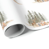 Adventure Begin Baby Shower Geschenkpapier (Rolleneckpunkt)