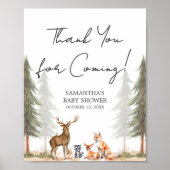 Adventure Begin Baby Shower Vielen Dank Poster (Vorne)
