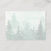 Adventure Begin Baby Shower Woodland Diaper Raffle Begleitkarte (Rückseite)