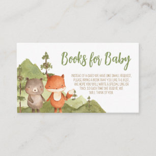 Adventure Begin Forest Mountain Books for Baby Begleitkarte