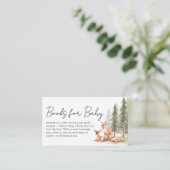 Adventure Begin Woodland Animal Baby Book for Baby Begleitkarte (Stehend Vorderseite)