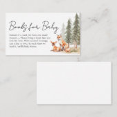 Adventure Begin Woodland Animal Baby Book for Baby Begleitkarte (Vorne/Hinten)