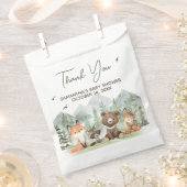 Adventure Begin Woodland Animals Baby Shower Geschenktütchen (Ausgeschnitten)