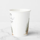 Adventure Begin Woodland Animals Baby Shower Pappbecher (Links)