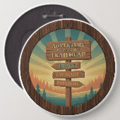Adventure Begins at the Trailhead Button (Vorne & Hinten)