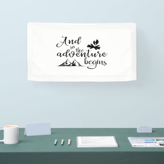 Adventure Begins Banner (Messe)