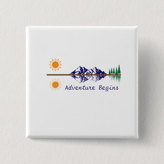 Adventure Begins Button (Vorderseite)