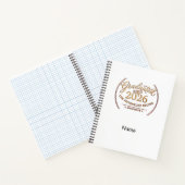 Adventure Begins Graduation Notebook / Cuaderno Notizblock (Innenseite)
