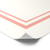 Adventure Begins | Hochzeit in Urlaubsort - Rosa Poster (Ecke)