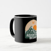 Adventure Begins Tasse (Vorderseite Links)