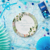 Adventure Begins Travel Baby Shower Pappteller (Party)