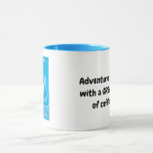 Adventure Begins with Coffee Tasse (Zentrum)
