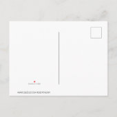 Adventure Begins Woodland Bears Geburtsankündigung Ankündigungspostkarte (Rückseite)