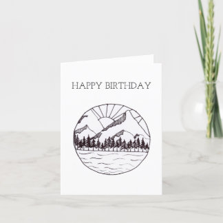 Adventure Birthday Card Dankeskarte