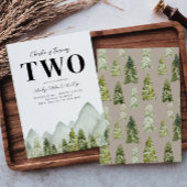 Adventure Birthday Einladung | Gebirge Geburtstag