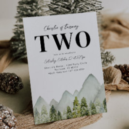 Adventure Birthday Einladung | Gebirge Geburtstag