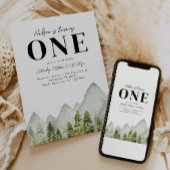 Adventure Birthday Einladung | Gebirge Geburtstag