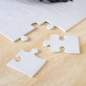 Adventure Black and White Bulldog Puppy Foto Puzzle (Seite)