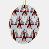 Adventure Black Gnome Xmas Weihnachtskids Keramik Ornament (Rechts)