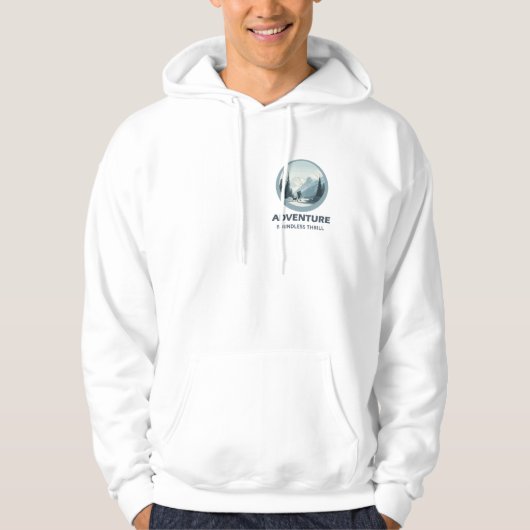 ADVENTURE – Boundless Thrill | Premium Cotton  Hoodie (Vorderseite)