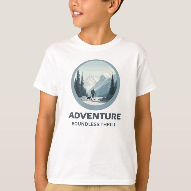 ADVENTURE – Boundless Thrill | Premium Cotton T-Shirt (Vorderseite)