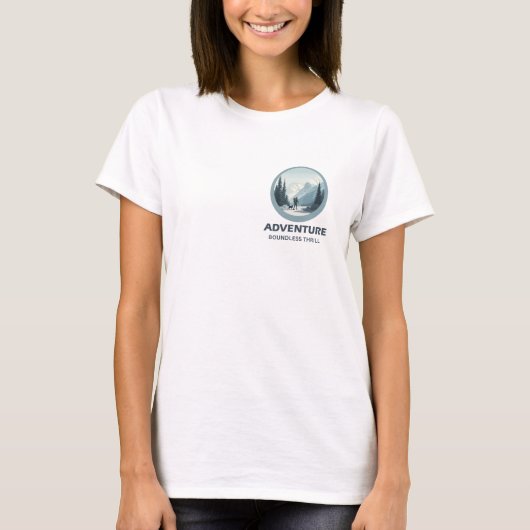 ADVENTURE – Boundless Thrill | Premium Cotton T-Shirt (Vorderseite)