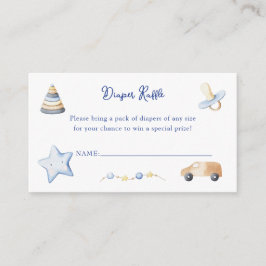 Adventure Boy Baby Toy Baby Dusche Windeln Raffel Begleitkarte