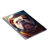 Adventure Bulldog Astronaut-Notebook Notizblock (Rechte Seite)