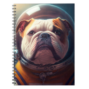 Adventure Bulldog Astronaut-Notebook Notizblock