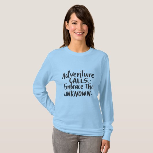 Adventure Calls - Long Sleeve T - Shirt (Vorne ganz)