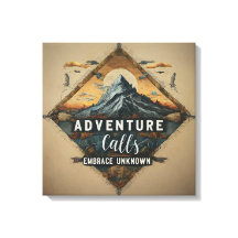 Adventure Calls Stretched Canvas Print