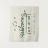 Adventure Camp Bachelorette Tapestation Wandteppich (Vorderseite)