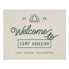 Adventure Camp Junggeselinnen-Abschied Poster