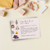 Adventure Camping Girl Soft Pink Babybuchanfrage Begleitkarte