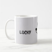 Adventure Cartoon Puppy mit hellen Augen Kaffeetasse (Links)
