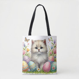 Adventure Cat Tote Bag - Aquarellgestaltung Tasche